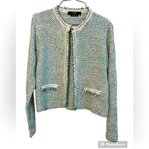 Hallhuber women’s size M Italian yarn jacket